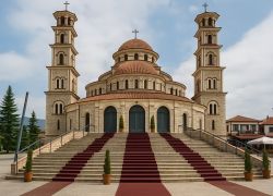 Korca Cathedral in Korca