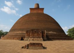 Jetavanaramaya Stupa in Anuradhapura