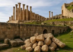 The Temple of Zeus in Jerash