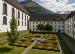 Engelberg Abbey in Engelberg