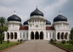 Baiturrahman Grand Mosque in Banda Aceh