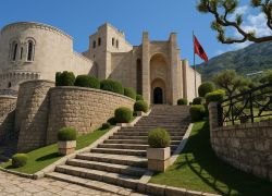 Krujë Castle in Kruje