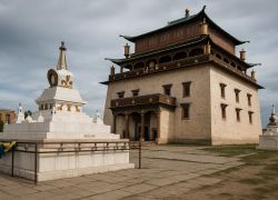 Gandan Monastery in Ulaanbaatar