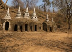 Po Win Daung Caves in Monywa