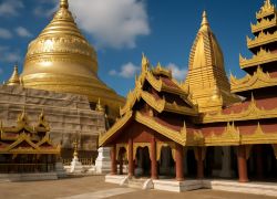 Shwezigon Pagoda in Monywa
