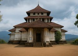 Gadaladeniya Temple in Pinnawala