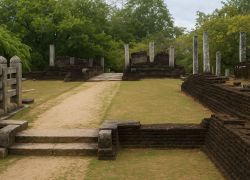 The Sacred Quadrangle in Polonnaruwa