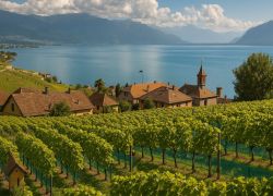 Lavaux Vineyards in Montreux