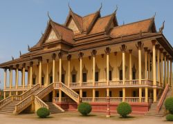 100-Pillar Pagoda in Kratie