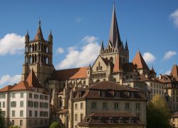 Sauvabelin Tower in Lausanne