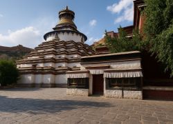 The Gyantse Chorten in Gyantse