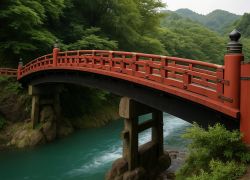 Shinkyo Bridge, Nikko, Japan, Japan