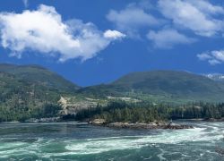 Skookumchuck Narrows Provincial Park in Sunshine Coast