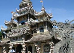 Linh Phuoc Pagoda in Dalat