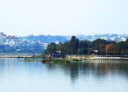 Hussain Sagar Lake in Hyderabad