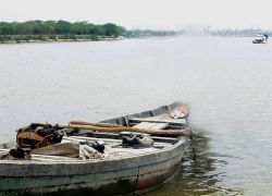 Bhalswa Horseshoe Lake in Delhi