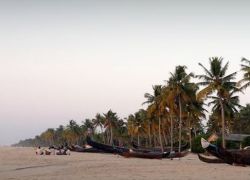Punnapra Beach in Alleppey