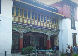 Institute of Tibetology Orchid Sanctuary Chorten