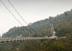 Singshore Bridge in Pelling