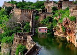 Gaumukh Reservoir in Chittorgarh