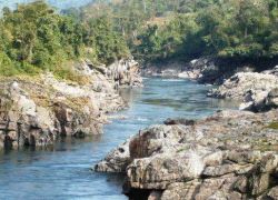 Subansiri River in Daporijo