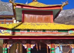Tibetan Wood Carving Center in Sangla