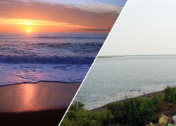 Sagara Sangamam, Hamsala Deevi Beach in Krishna District