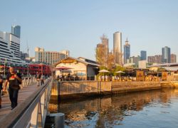 Southbank Promenade in Melbourne