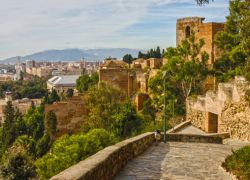 Gibralfaro castle in Malaga