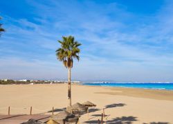 Malvarrosa Beach in Valencia