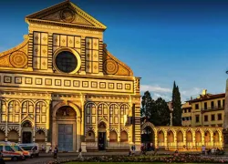 The Church of Santa Maria Novella in Florence