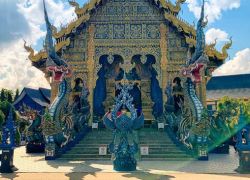 Wat Rong Suea Ten in Chiang Rai