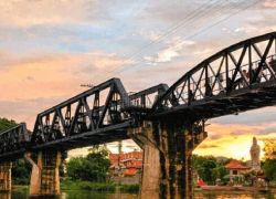 Bridge On The River Kwai in Kanchanaburi