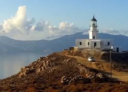 Armenistis Lighthouse in Mykonos
