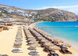 Elia Beach in Mykonos
