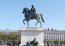 Bellecour Square Lyon in Lyon