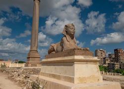 Pompey's Pillar in Alexandria