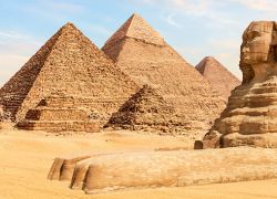 Pyramids of Giza in Giza