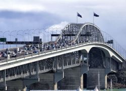 Auckland Harbour Bridge in Auckland