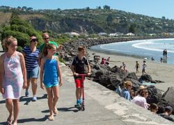 Sumner Beach in Christchurch