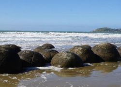 Moeraki Boulders in Dunedin