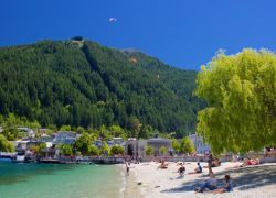 Main Town Beach in Queenstown
