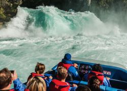 Huka Falls Walkway in Taupo