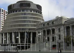 The Beehive in Wellington
