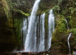 Sendang Gile Waterfall in Lombok