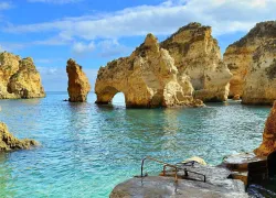 Lagos Beach in Algarve