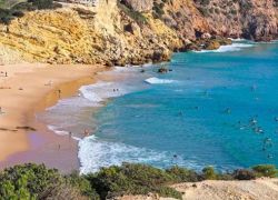 Cove Beach in Sagres