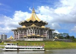 Kuching Waterfront in Kuching