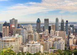 Montmorency Waterfalls in Quebec