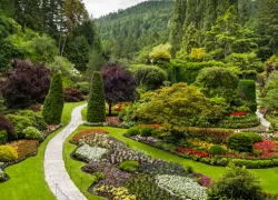 Butchart Gardens in Victoria Island